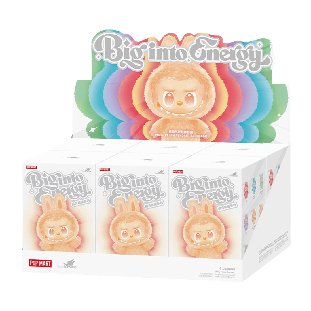 POP MART Labubu The Monsters Big Into Energy Vinyl Plush Blind Box (15cm)