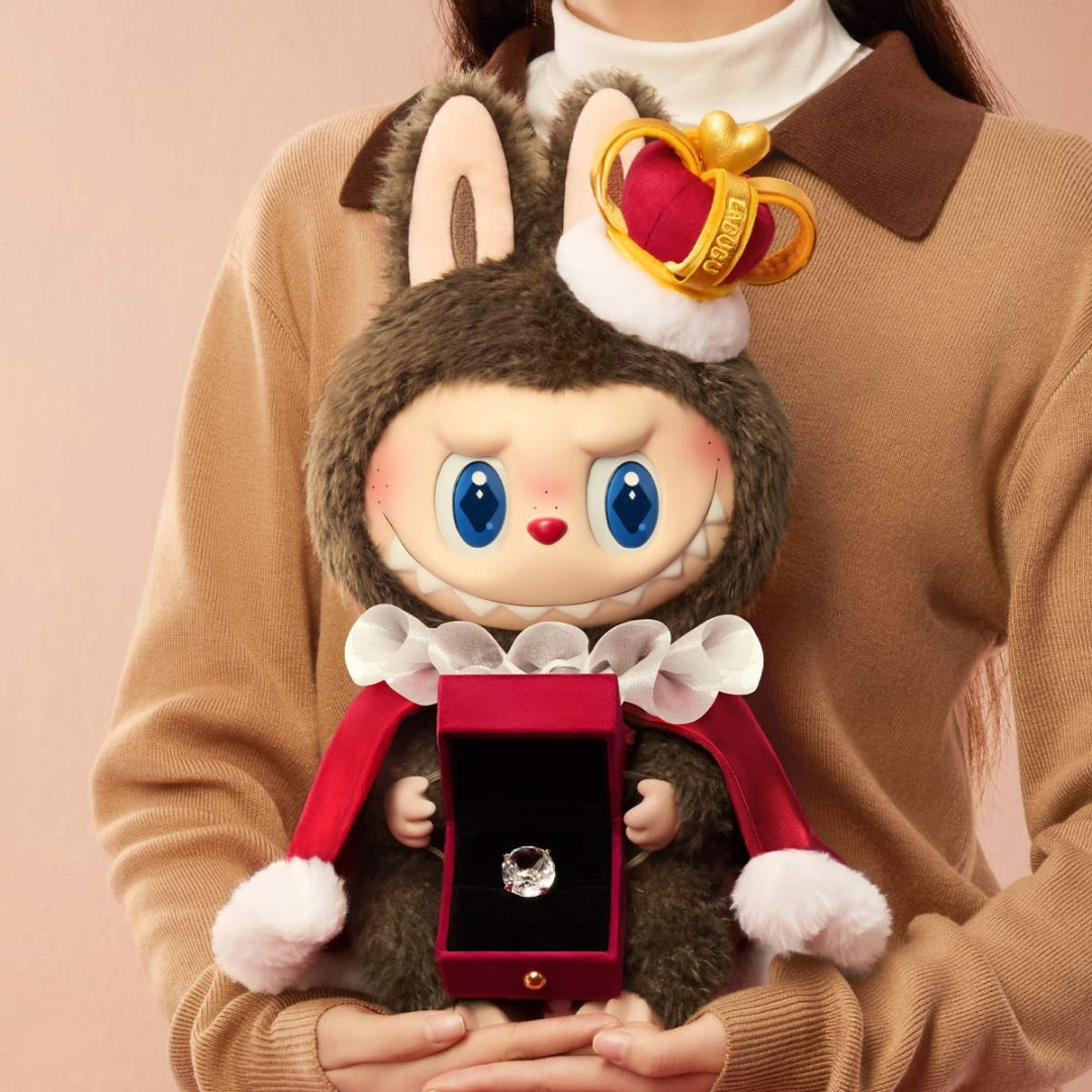 POP MART Labubu The Monsters Let’s Checkmate Vinyl Plush Doll (King, 37cm)