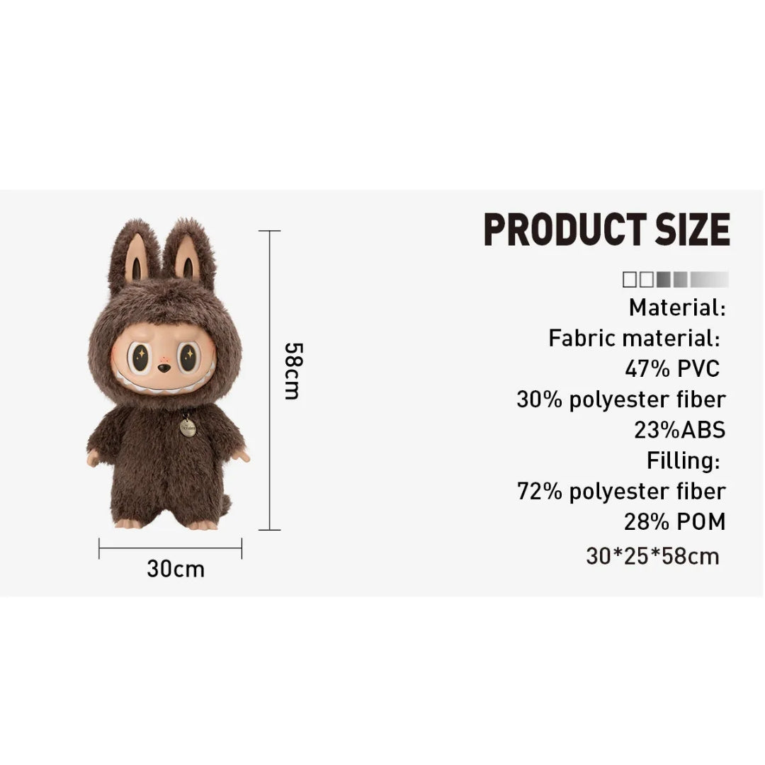 POP MART Labubu The Monsters Zimomo I Found You Vinyl Plush Doll + Tote Bag (58cm)