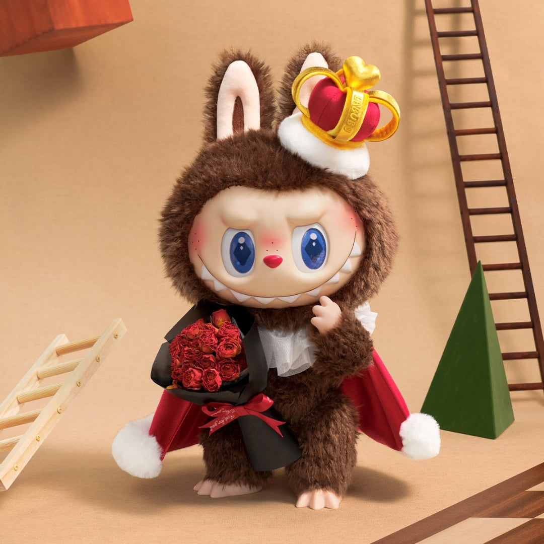 POP MART Labubu The Monsters Let’s Checkmate Vinyl Plush Doll (King, 37cm)