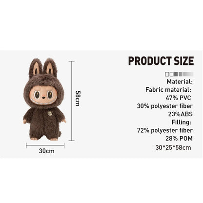 POP MART Labubu The Monsters Zimomo I Found You Vinyl Plush Doll + Tote Bag (58cm)
