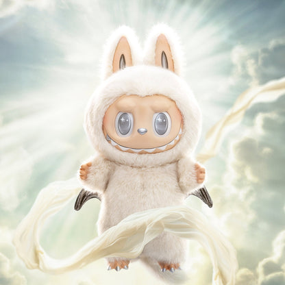 POP MART Labubu The Monsters Zimomo Angel in Clouds Vinyl Plush Doll + Tote Bag (58cm)