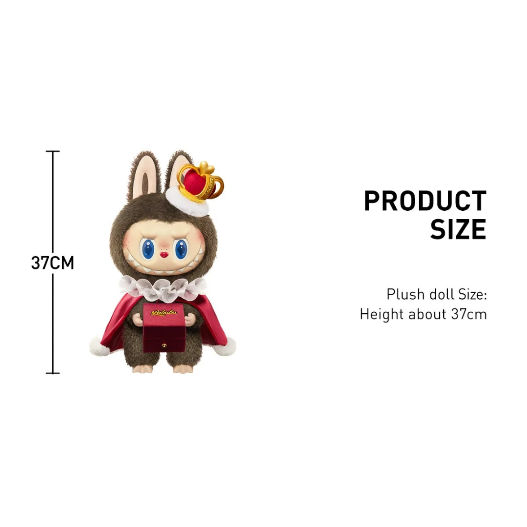 POP MART Labubu The Monsters Let’s Checkmate Vinyl Plush Doll (King, 37cm)