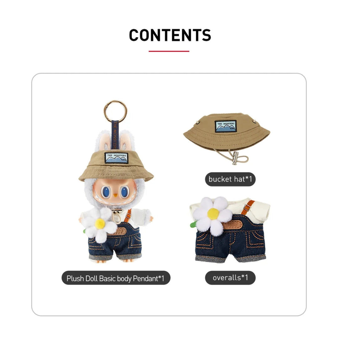 POP MART Labubu The Monsters Fall in Wild – Vinyl Plush Pendant Keychain (17cm)