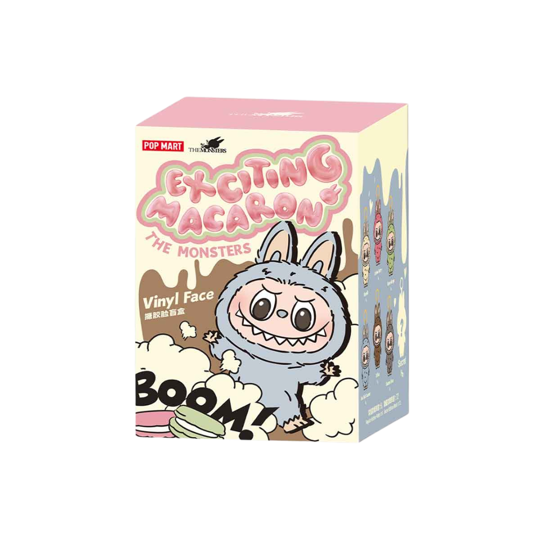 POP MART Labubu The Monsters Exciting Macaron Vinyl Plush Blind Box (17cm)