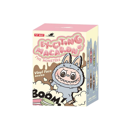 POP MART Labubu The Monsters Exciting Macaron Vinyl Plush Blind Box (17cm)