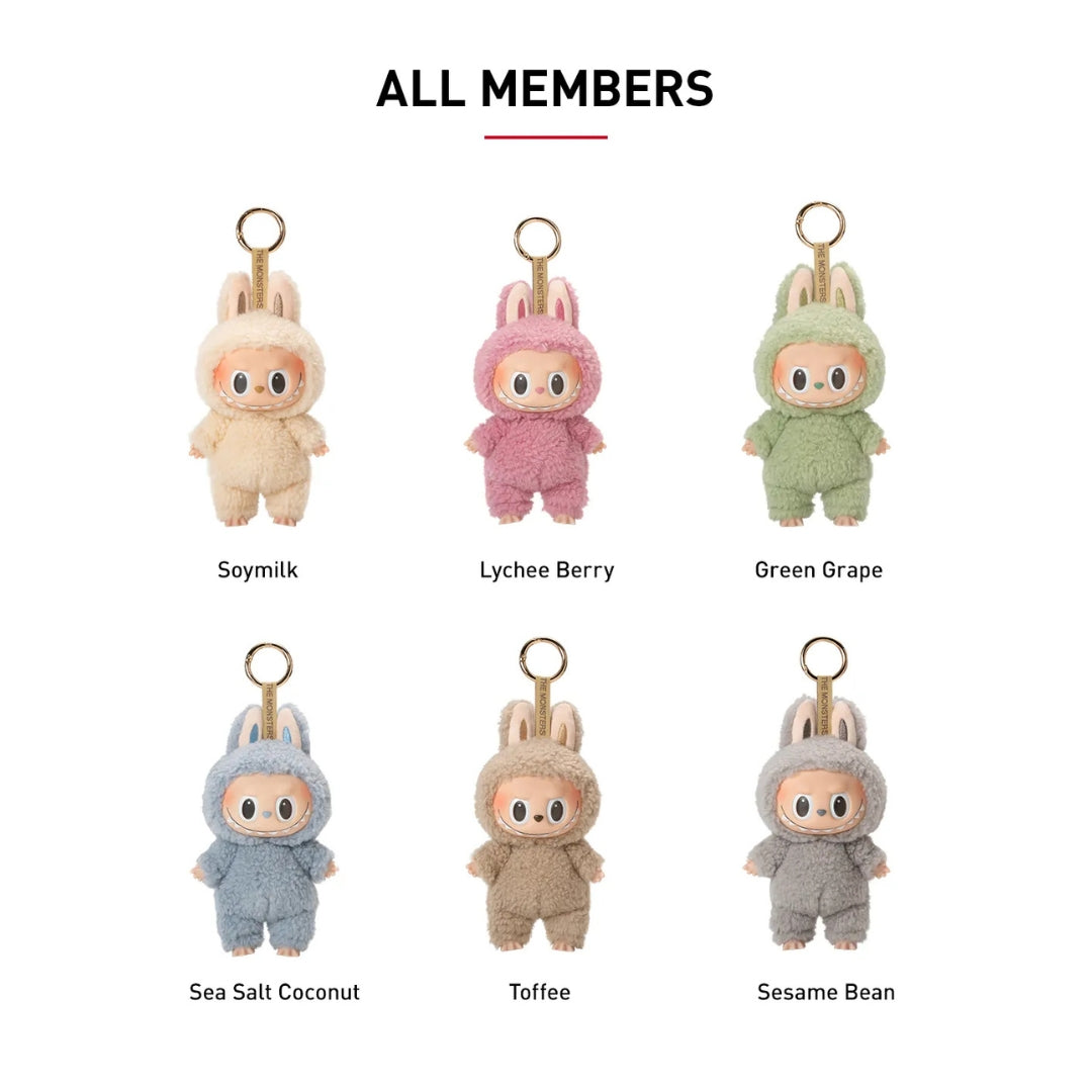 POP MART Labubu The Monsters Exciting Macaron Series Vinyl Plush Pendant – Sealed Case of 6 Blind Boxes