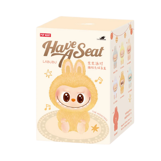 POP MART Labubu The Monsters Have a Seat Vinyl Plush Blind Box (15cm)