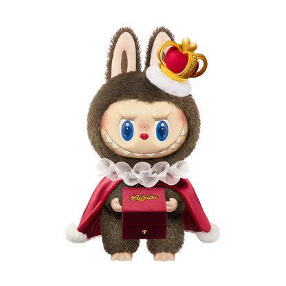POP MART Labubu The Monsters Let’s Checkmate Vinyl Plush Doll (King, 37cm)