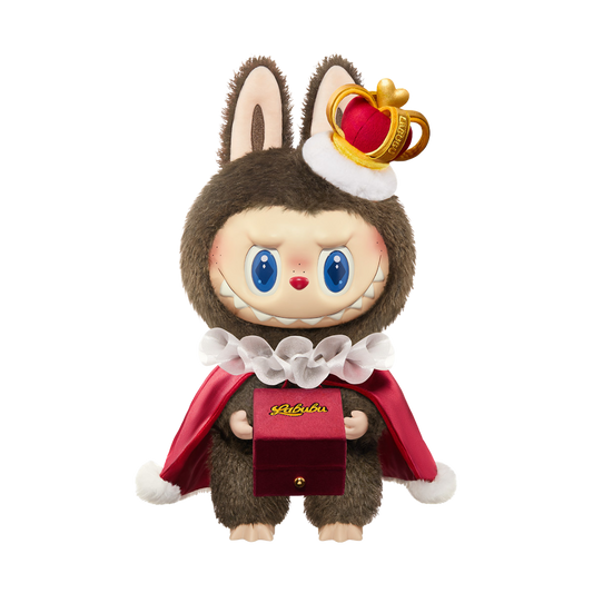 POP MART Labubu The Monsters Let’s Checkmate Vinyl Plush Doll (King, 37cm)