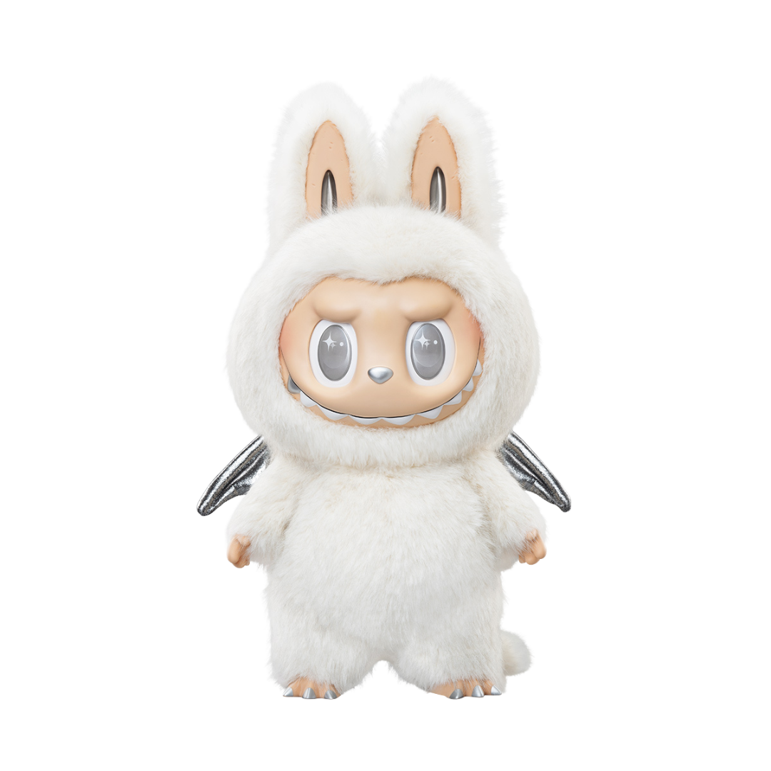 POP MART Labubu The Monsters Zimomo Angel in Clouds Vinyl Plush Doll + Tote Bag (58cm)