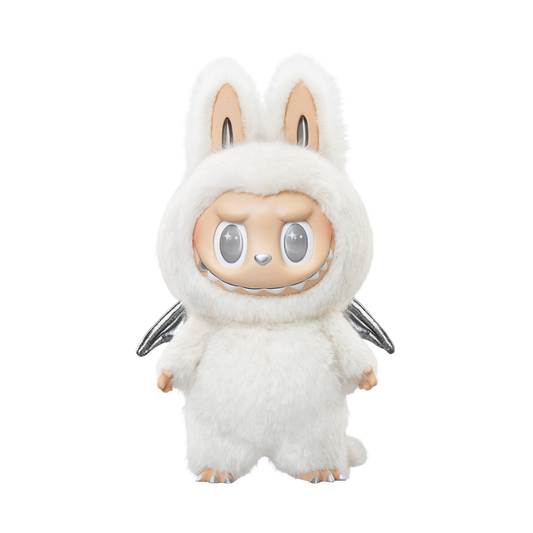 POP MART Labubu The Monsters Zimomo Angel in Clouds Vinyl Plush Doll + Tote Bag (58cm)